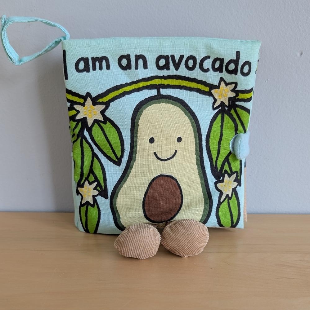 Jellycat | I Am An Avocado Crinkle Fabric Book